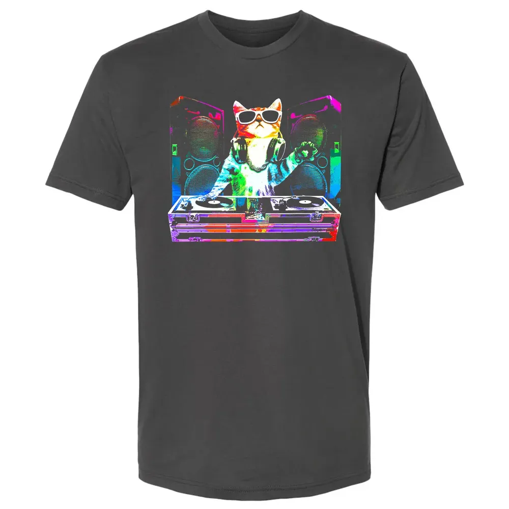 HOUSE CAT (New DJ Cat Kitty) Premium Unisex T-shirt - 8