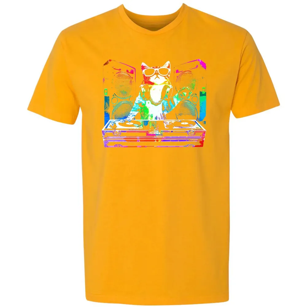 HOUSE CAT (New DJ Cat Kitty) Premium Unisex T-shirt - 11