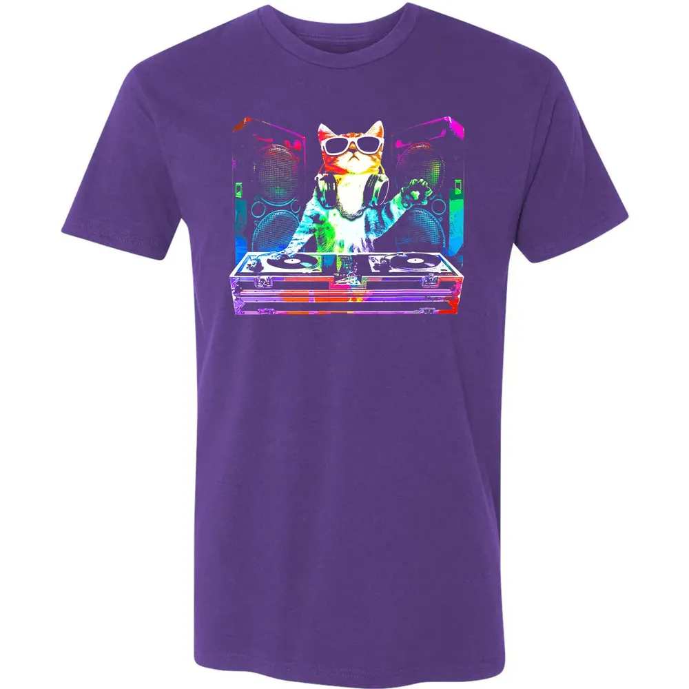 HOUSE CAT (New DJ Cat Kitty) Premium Unisex T-shirt - 7