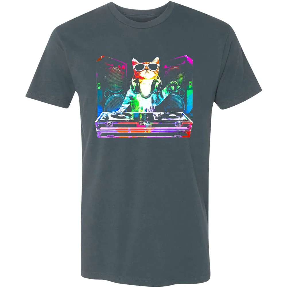 HOUSE CAT (New DJ Cat Kitty) Premium Unisex T-shirt - 14