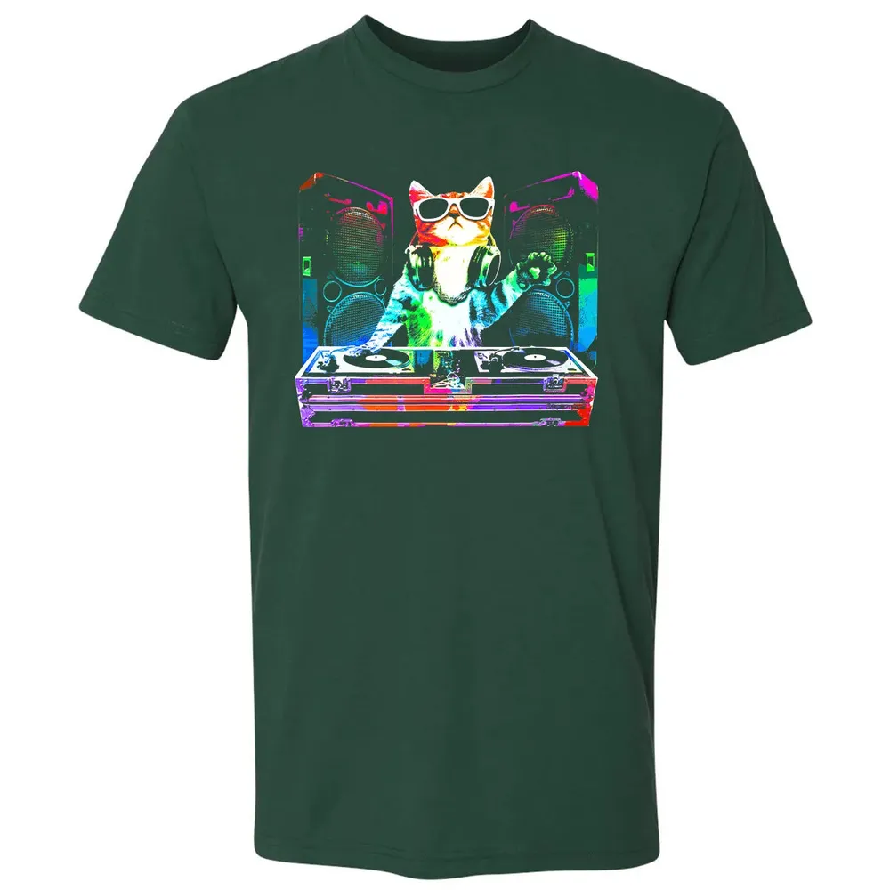 HOUSE CAT (New DJ Cat Kitty) Premium Unisex T-shirt - 12