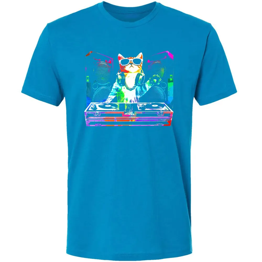 HOUSE CAT (New DJ Cat Kitty) Premium Unisex T-shirt - 15