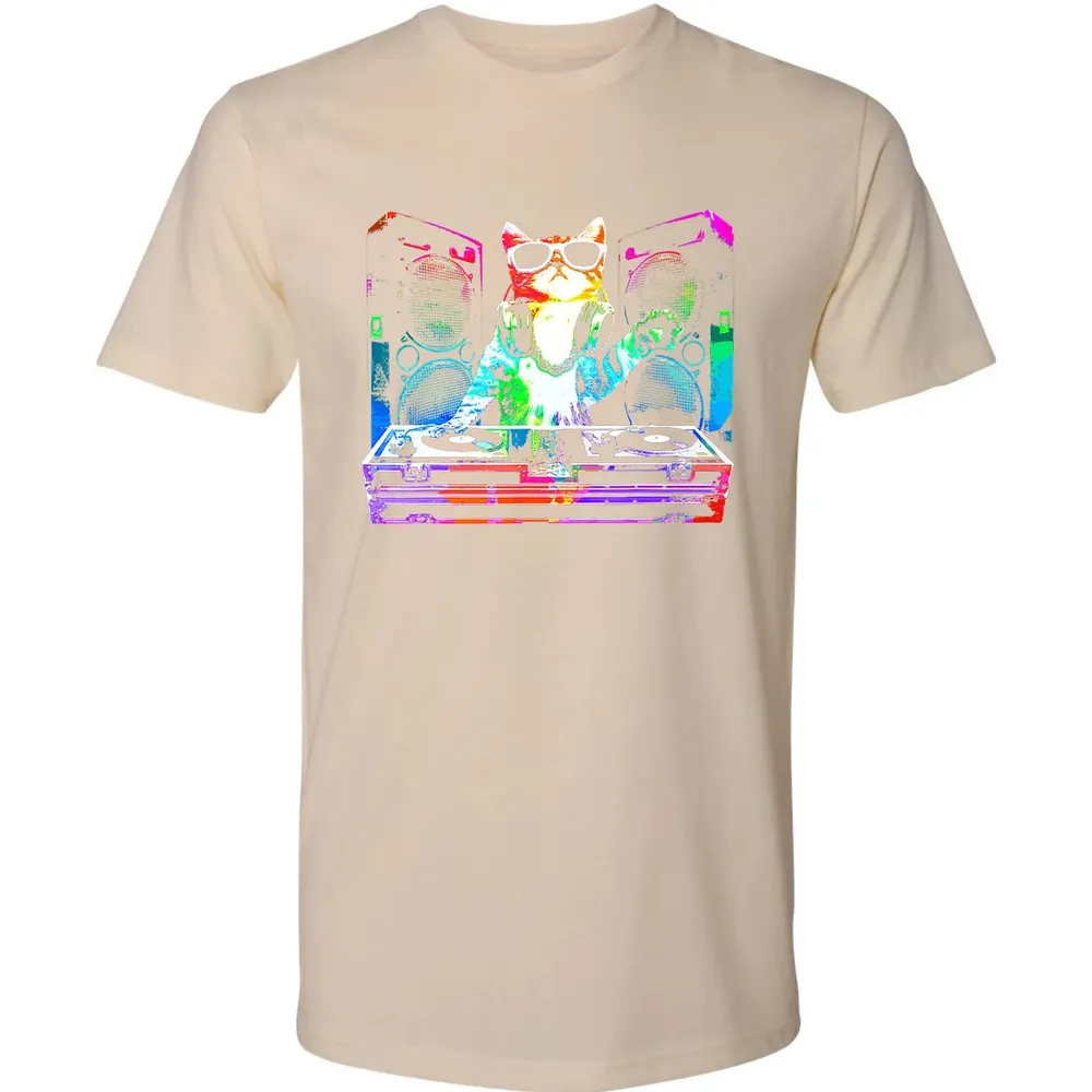 HOUSE CAT (New DJ Cat Kitty) Premium Unisex T-shirt - 13