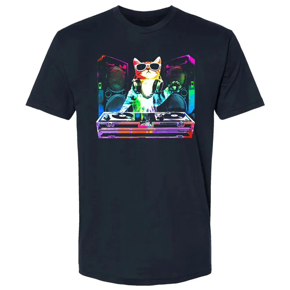 HOUSE CAT (New DJ Cat Kitty) Premium Unisex T-shirt - 2