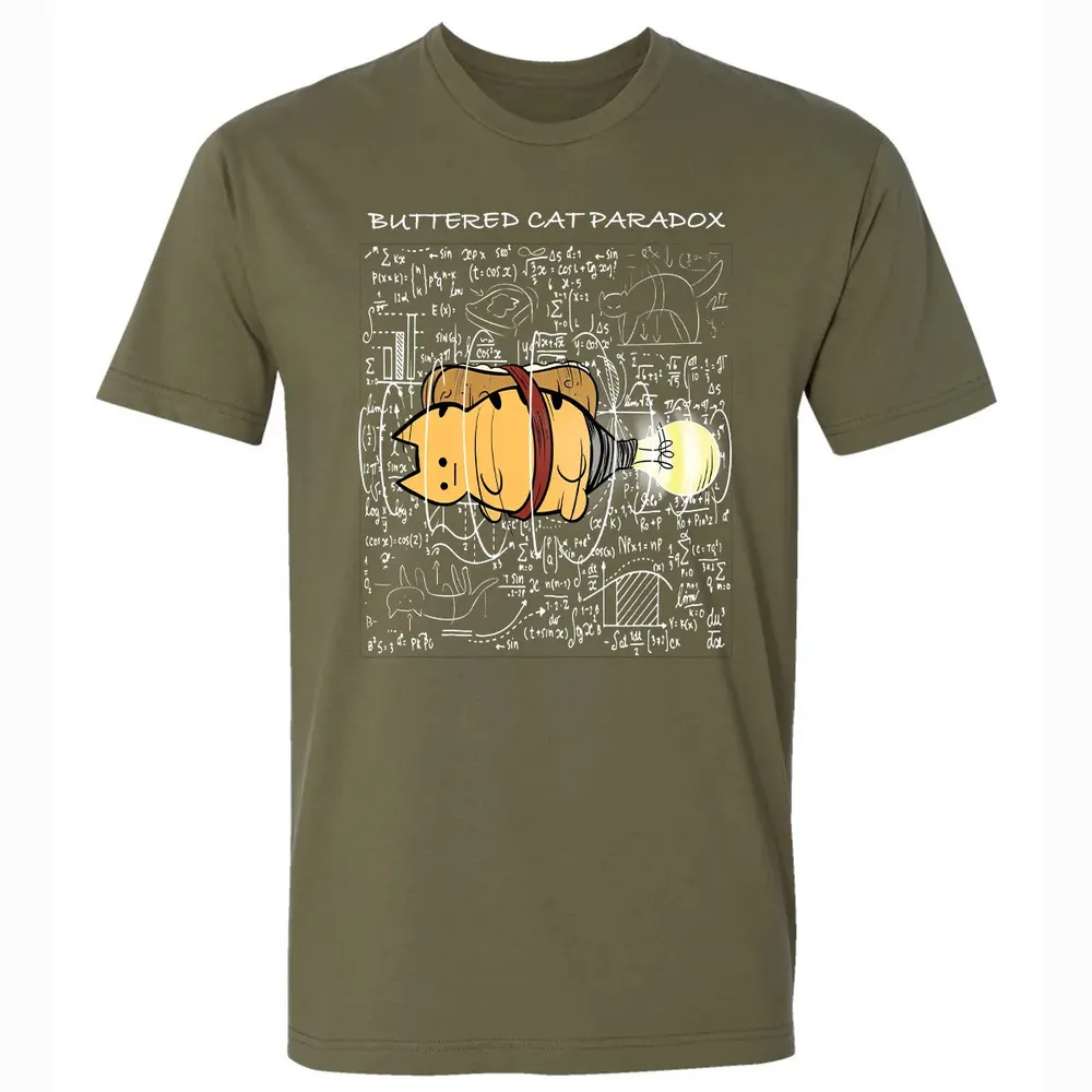 Buttered Cat Paradox Premium Unisex T-shirt - 5