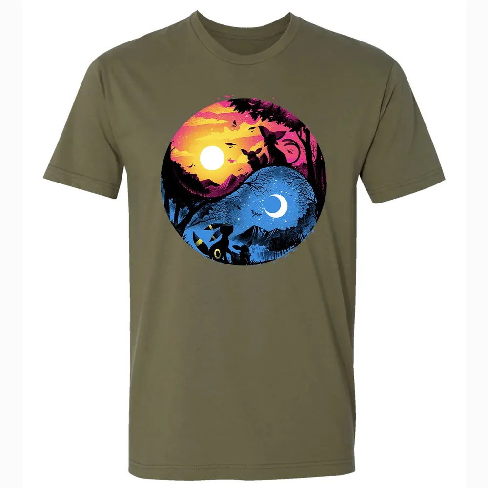 Day Night Evolution Premium Unisex T-shirt - 5
