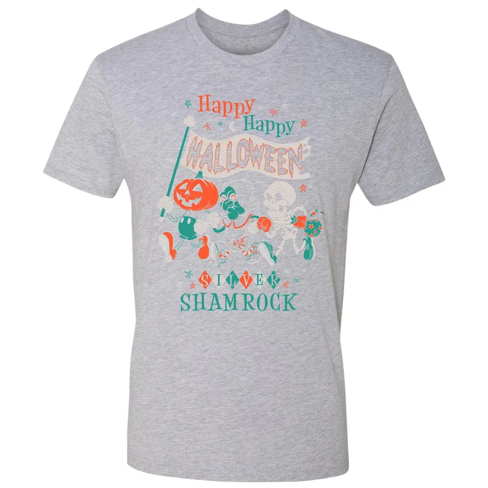 Silver Shamrock - Creepy Cute Pumpkin Premium Unisex T-shirt - 9