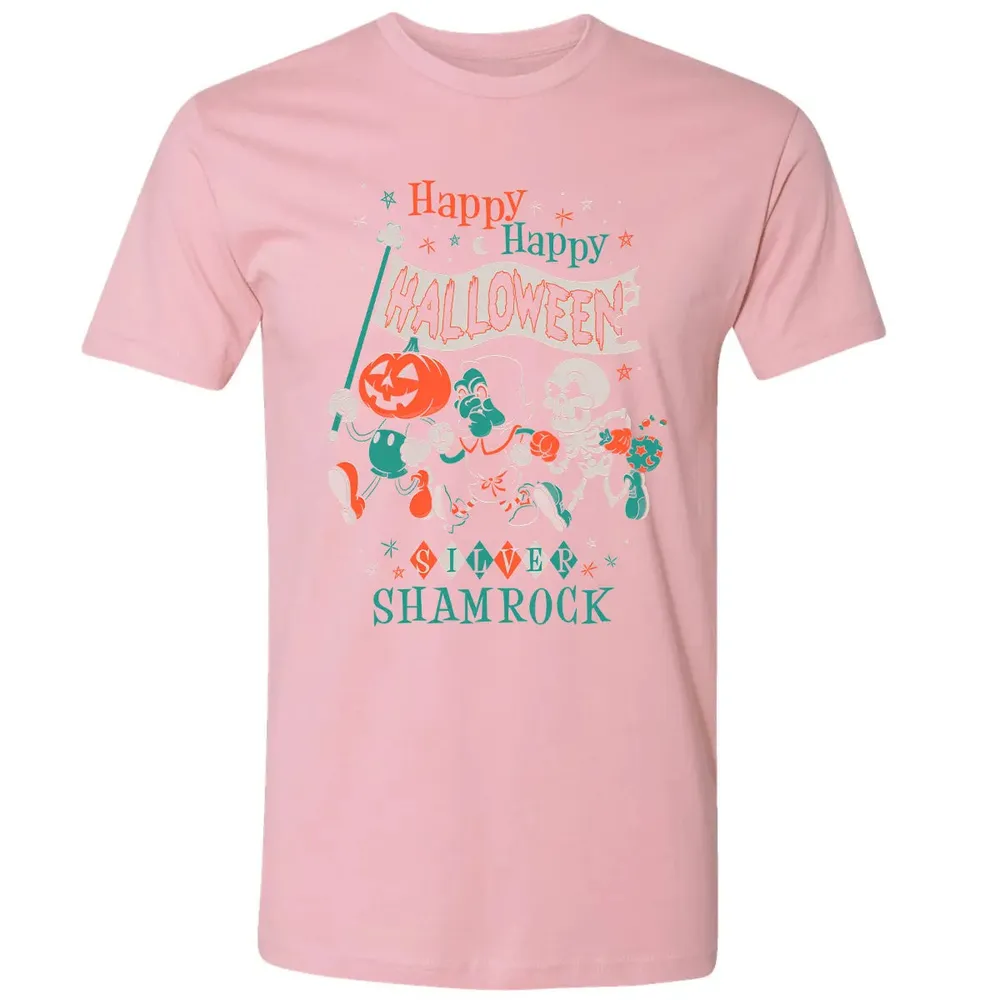 Silver Shamrock - Creepy Cute Pumpkin Premium Unisex T-shirt - 3