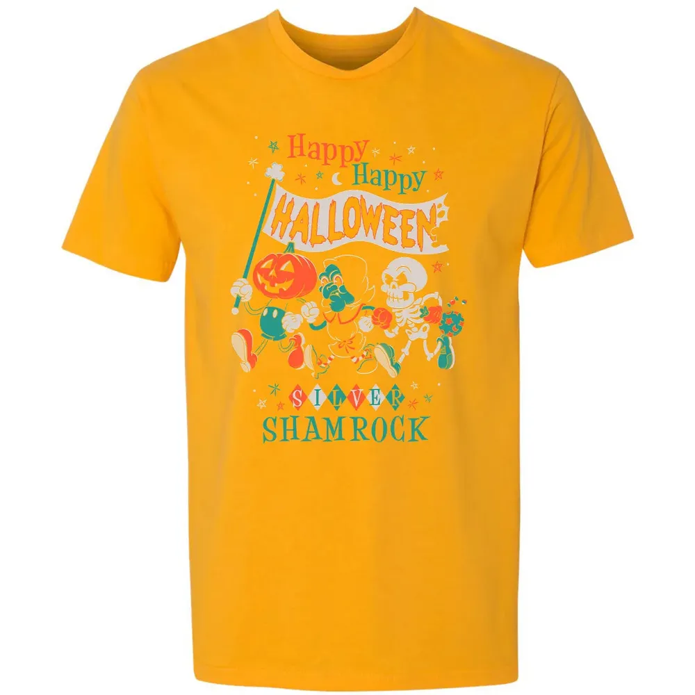 Silver Shamrock - Creepy Cute Pumpkin Premium Unisex T-shirt - 11