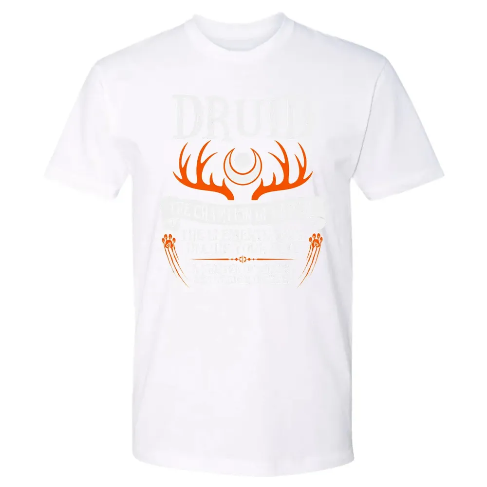 DRUID, THE CHAMPION OF NATURE (Black) Premium Unisex T-shirt - 4