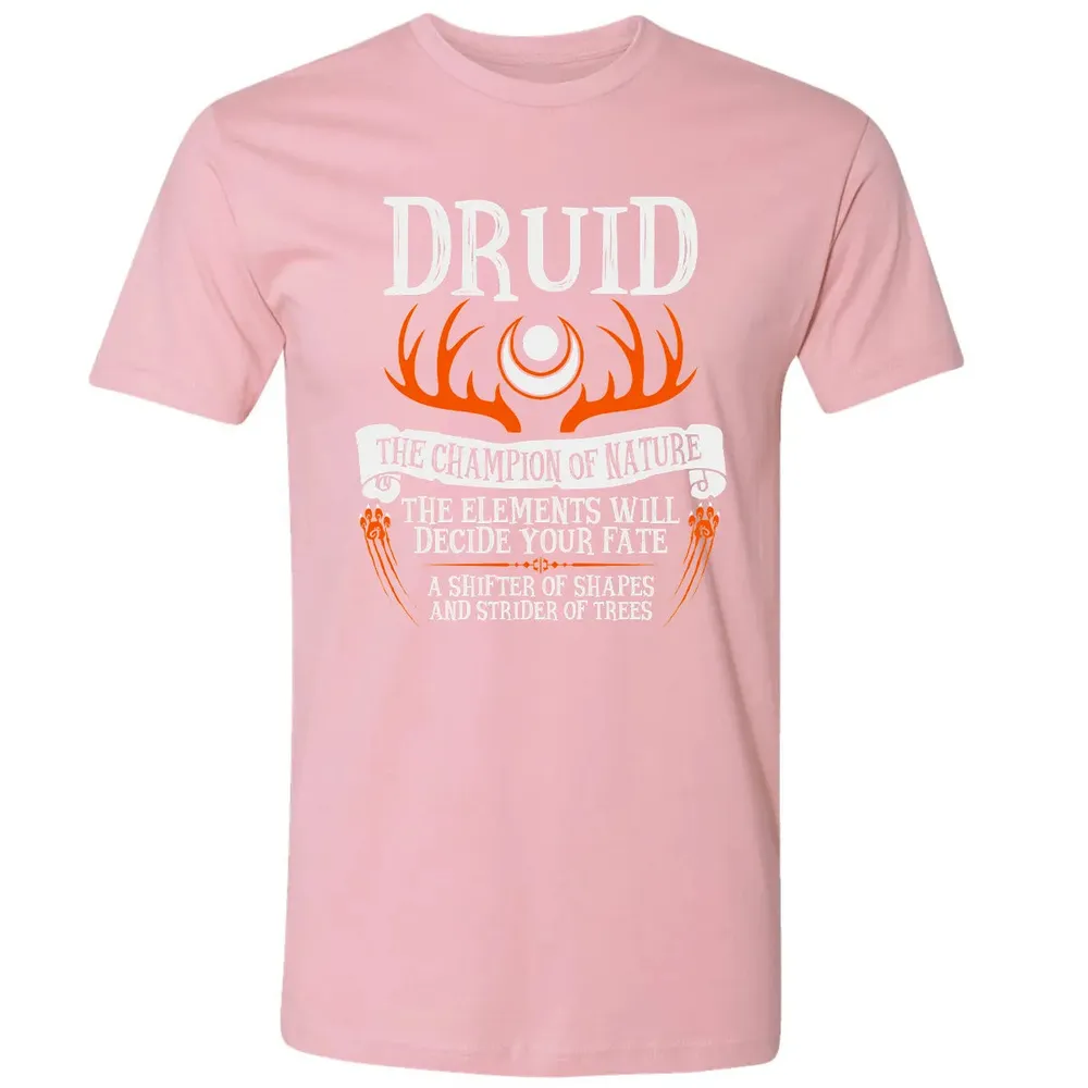 DRUID, THE CHAMPION OF NATURE (Black) Premium Unisex T-shirt - 3