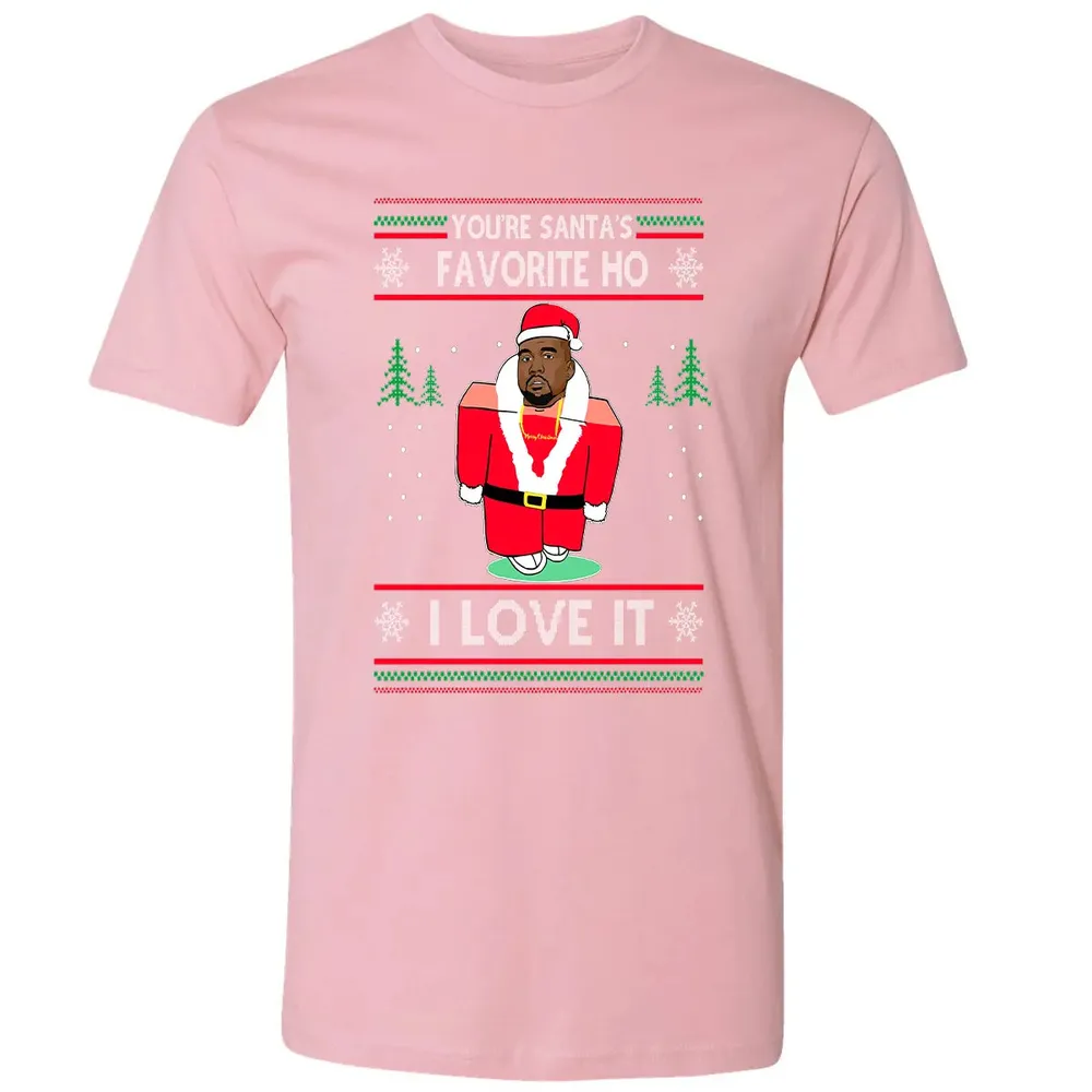You're santa's favorite ho I love it Premium Unisex T-shirt - 3