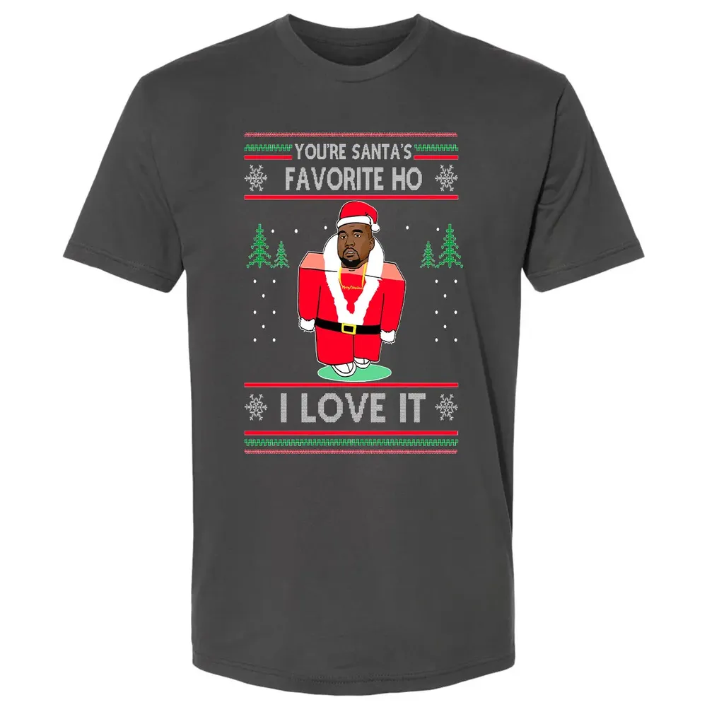 You're santa's favorite ho I love it Premium Unisex T-shirt - 8