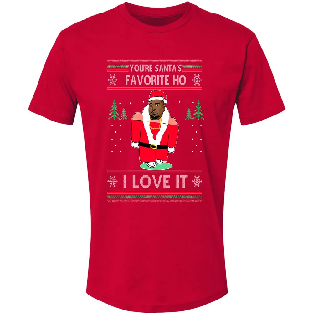 You're santa's favorite ho I love it Premium Unisex T-shirt - 6