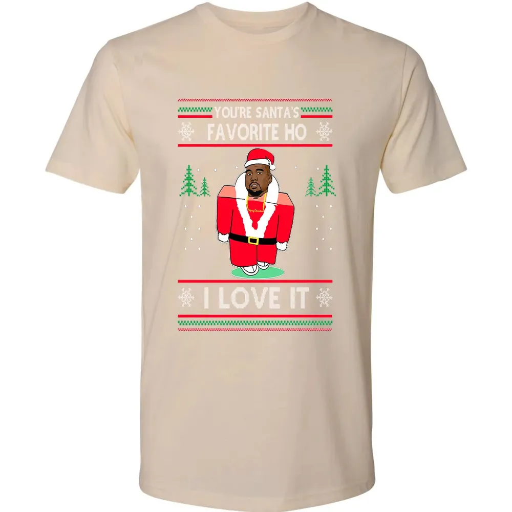 You're santa's favorite ho I love it Premium Unisex T-shirt - 13