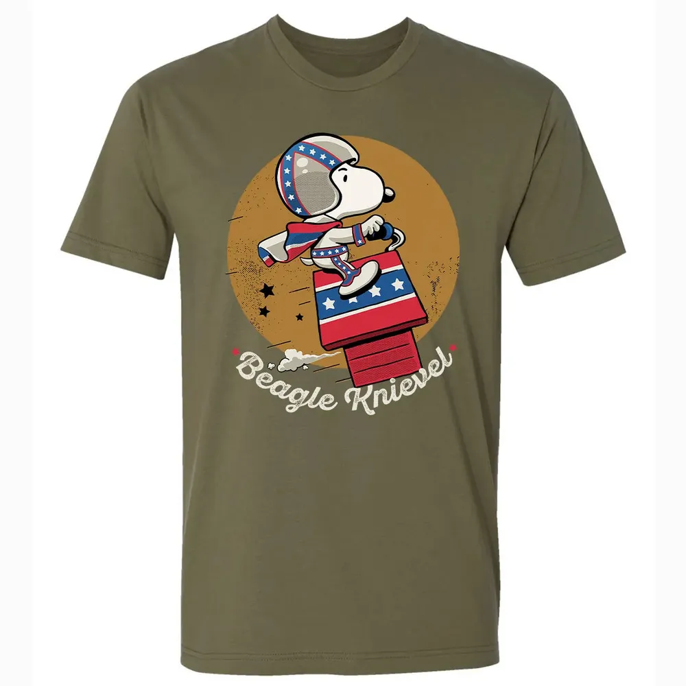 Beagle Knievel Premium Unisex T-shirt - 5
