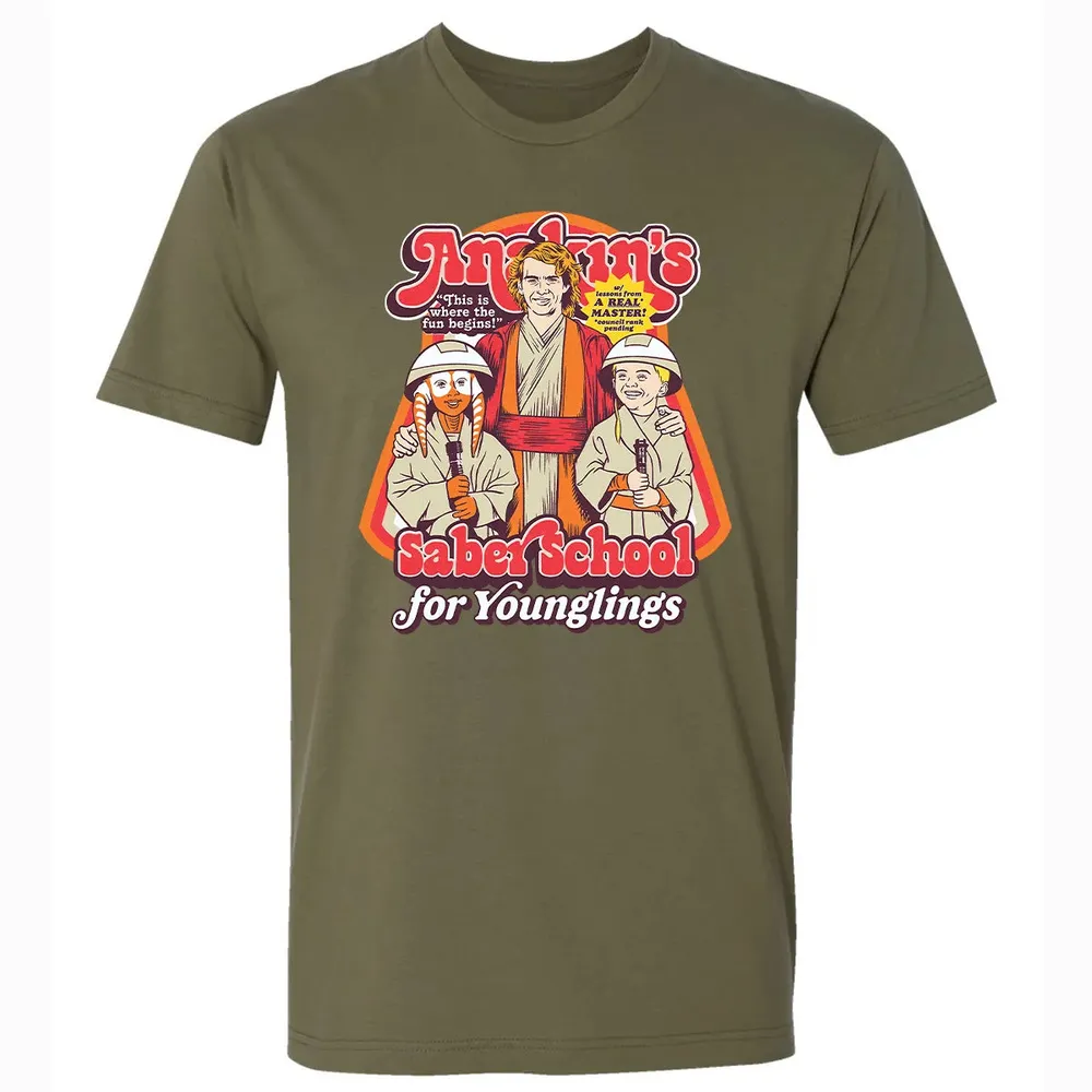 Anakin's Saber School Premium Unisex T-shirt - 5