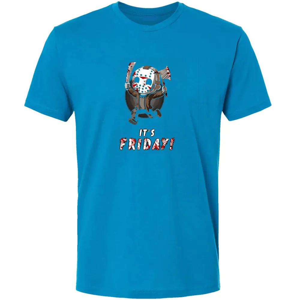 It's Friday 13th Funny Halloween Horror Graphic Premium Unisex T-shirt - 15