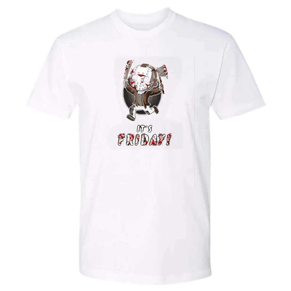 It's Friday 13th Funny Halloween Horror Graphic Premium Unisex T-shirt - 4