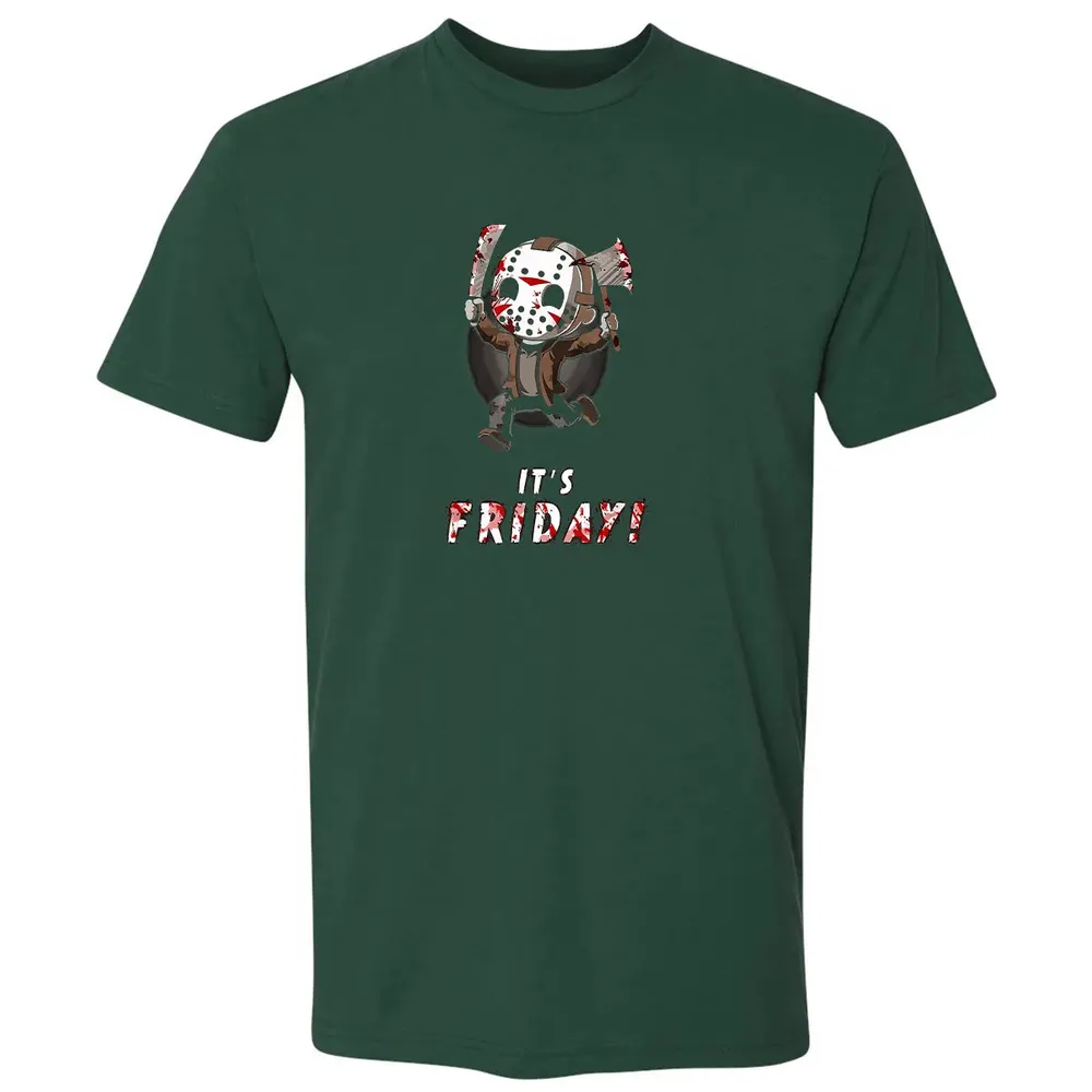 It's Friday 13th Funny Halloween Horror Graphic Premium Unisex T-shirt - 12