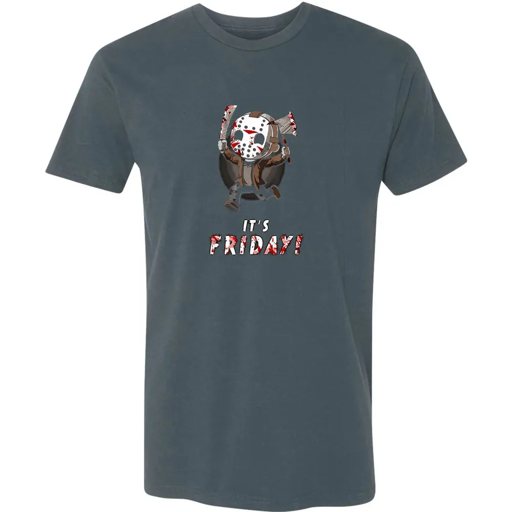 It's Friday 13th Funny Halloween Horror Graphic Premium Unisex T-shirt - 14