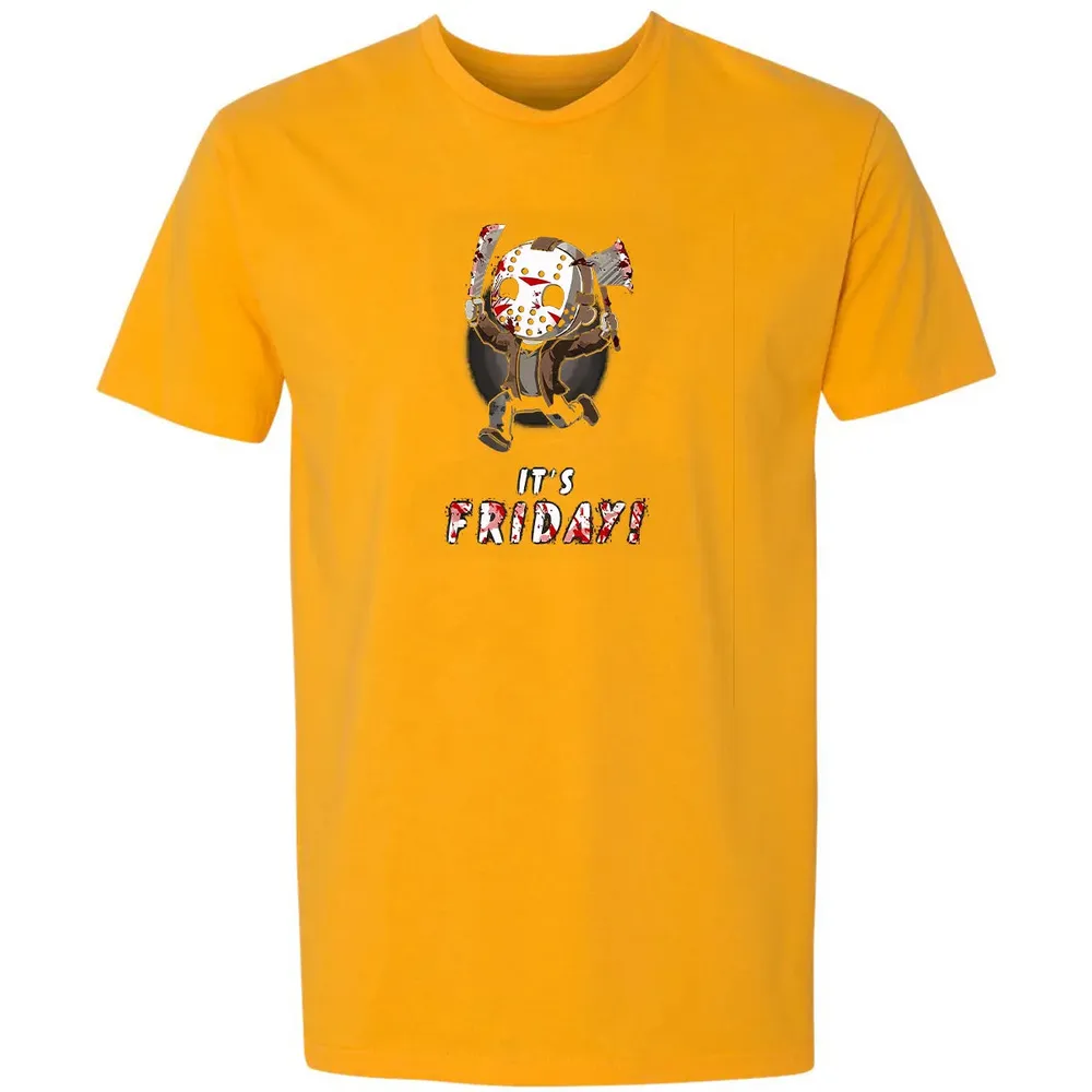 It's Friday 13th Funny Halloween Horror Graphic Premium Unisex T-shirt - 11