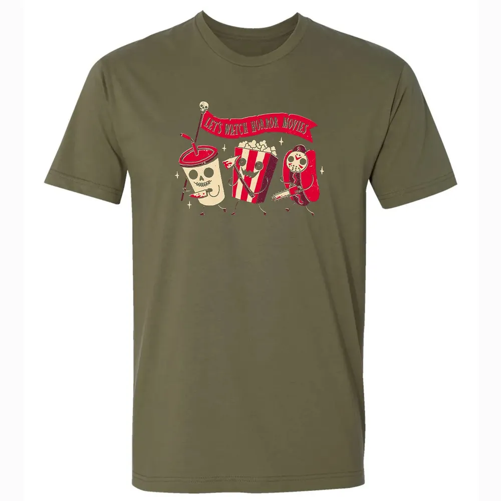 Let's Watch Horror Movies Premium Unisex T-shirt - 5