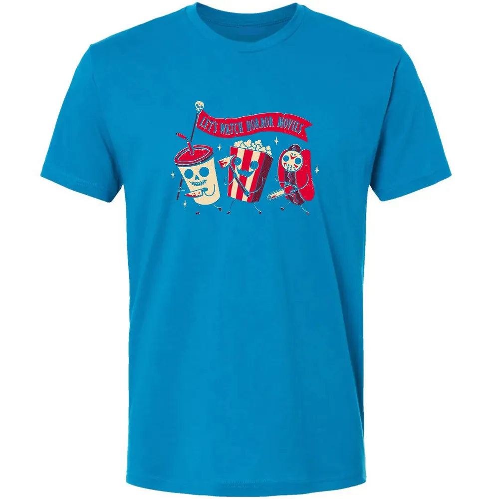 Let's Watch Horror Movies Premium Unisex T-shirt - 15