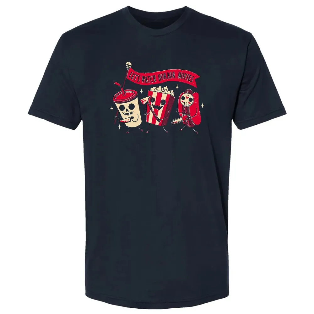 Let's Watch Horror Movies Premium Unisex T-shirt - 2