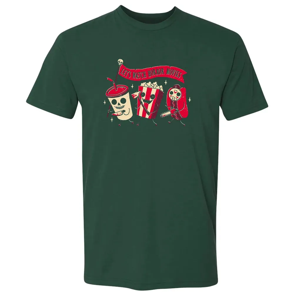 Let's Watch Horror Movies Premium Unisex T-shirt - 12