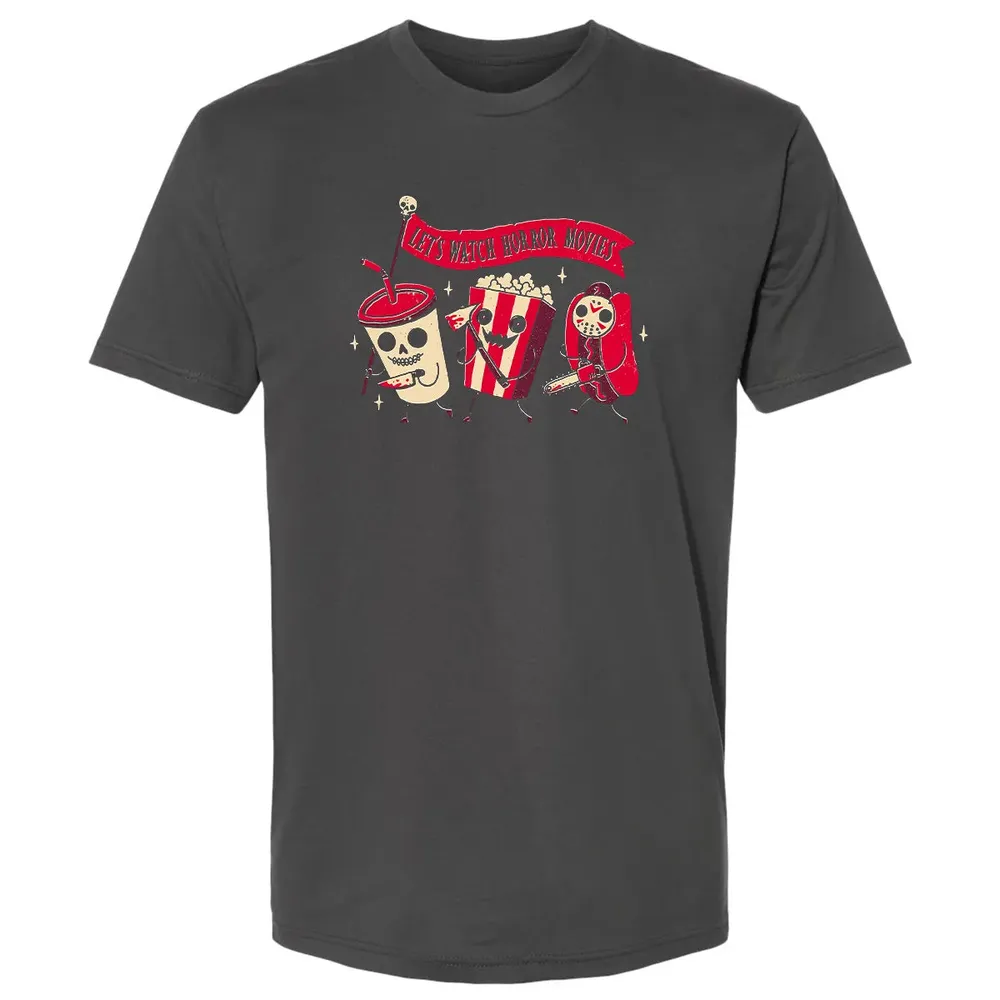 Let's Watch Horror Movies Premium Unisex T-shirt - 8