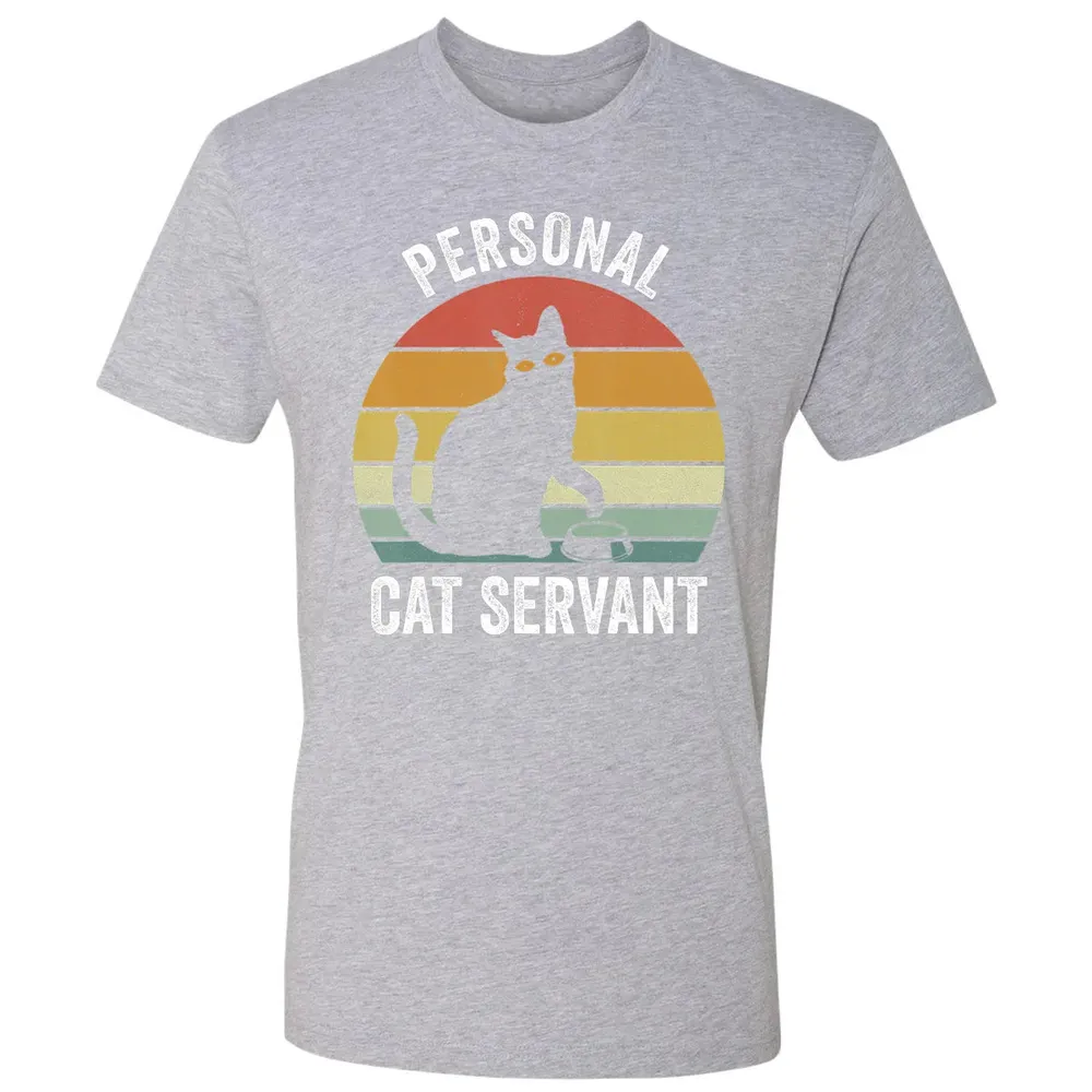 Retro Ca Black Cat Personal Cat Servant Cat Lover Premium Unisex T-shirt - 9