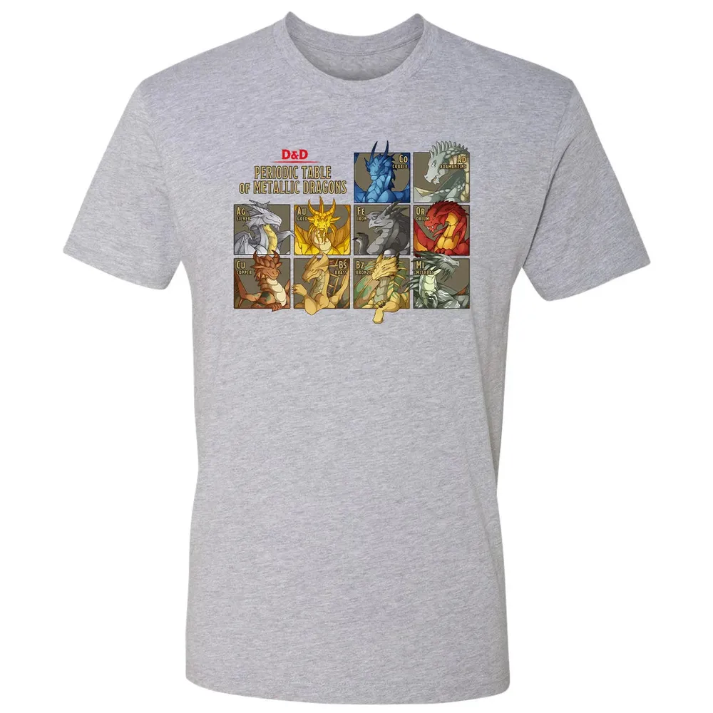 Periodic Table Of Metallic Dragons Premium Unisex T-shirt - 9