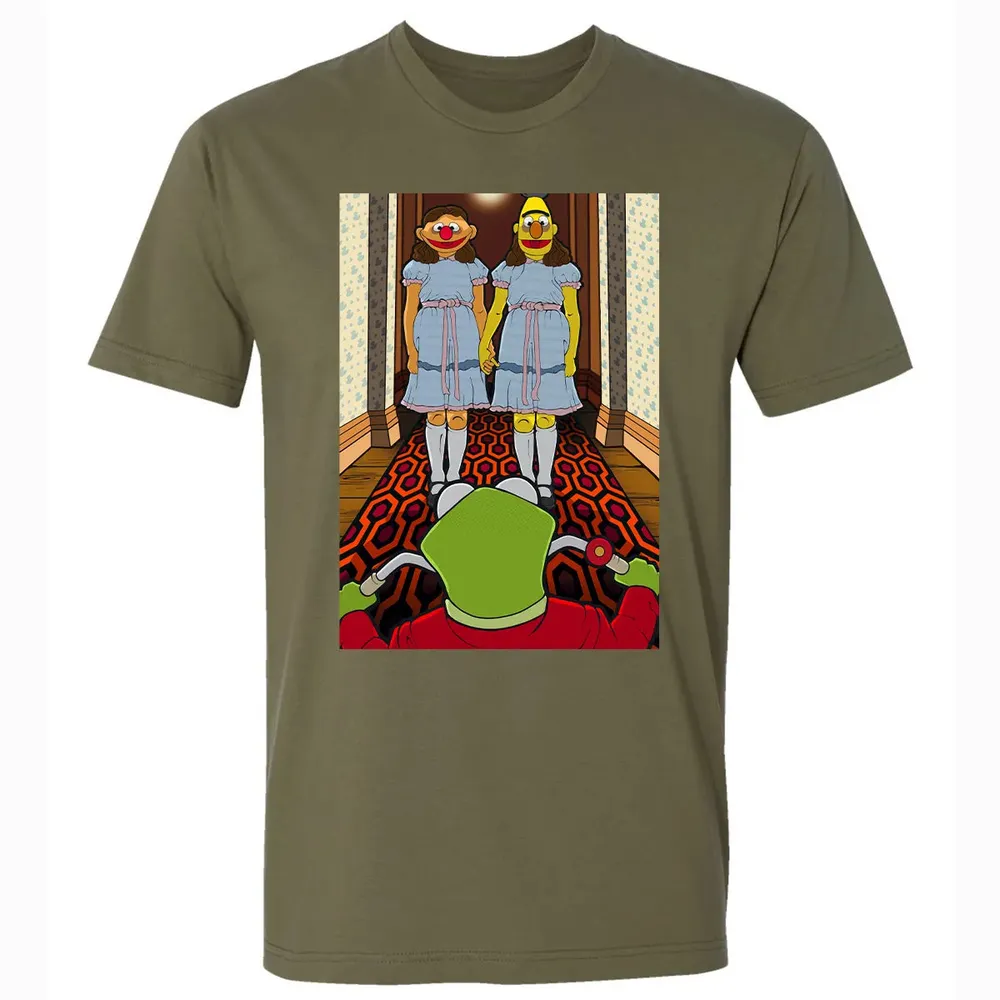 The Shining On Sesame Street Premium Unisex T-shirt - 5
