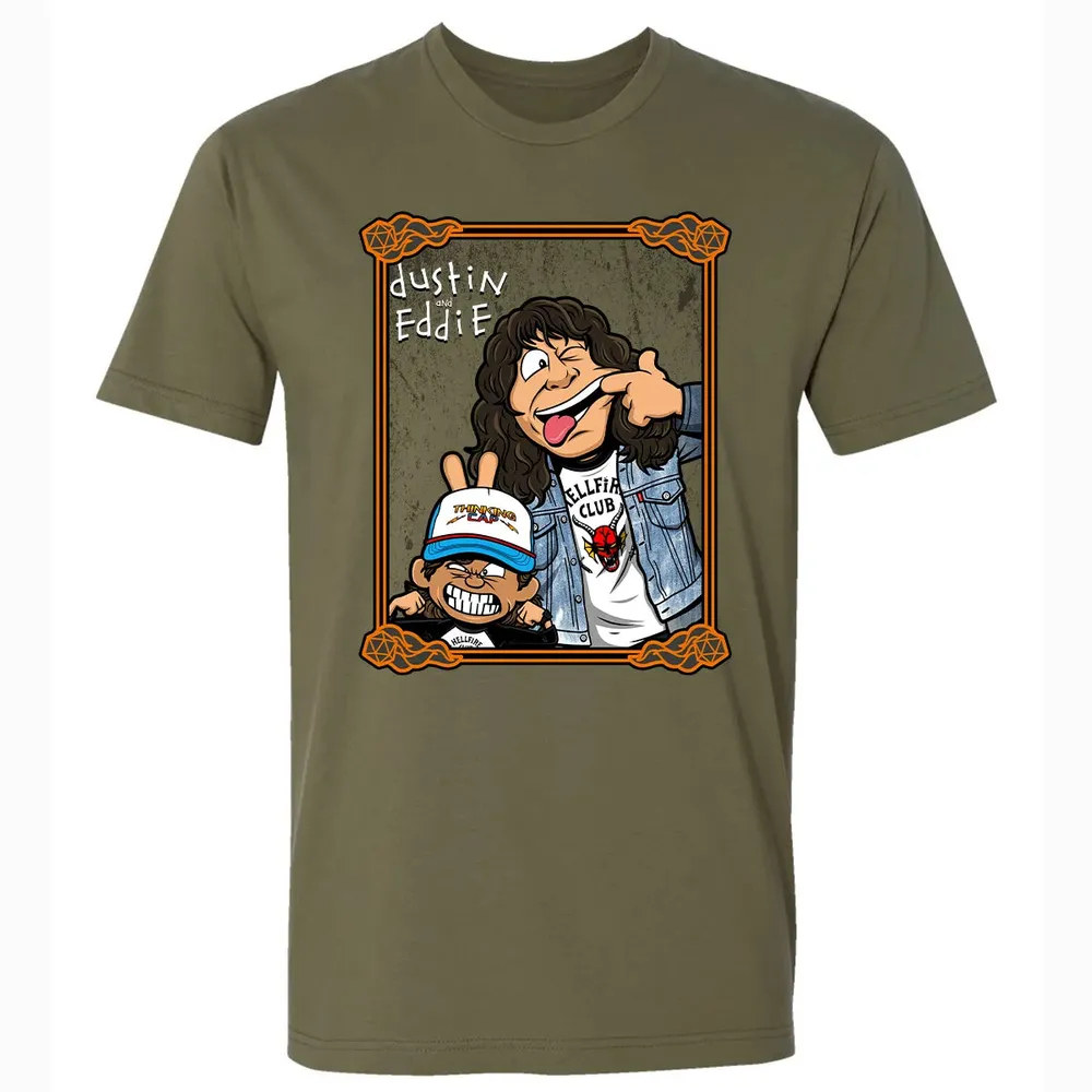 Dustin and Eddie Premium Unisex T-shirt - 5