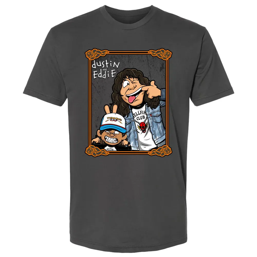 Dustin and Eddie Premium Unisex T-shirt - 8