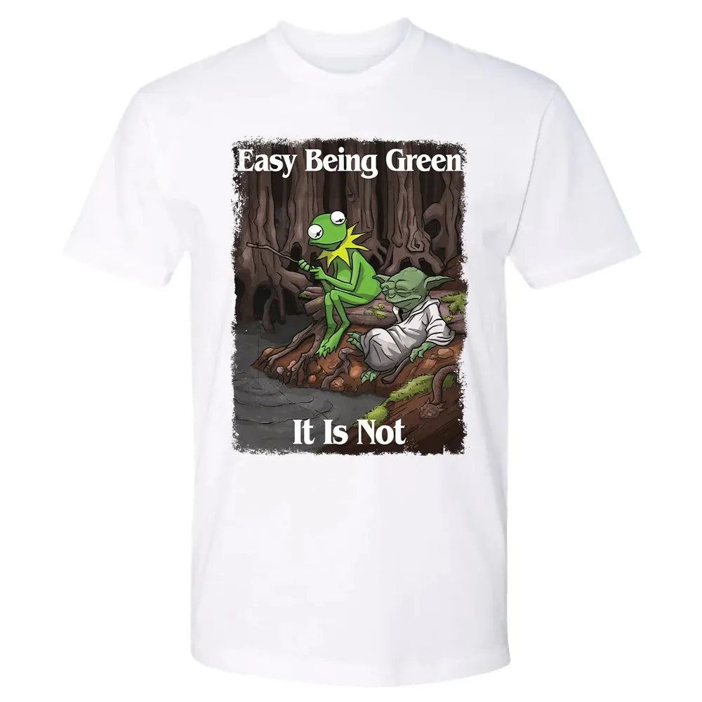 Easy Being Green, It Is Not Premium Unisex T-shirt - 4