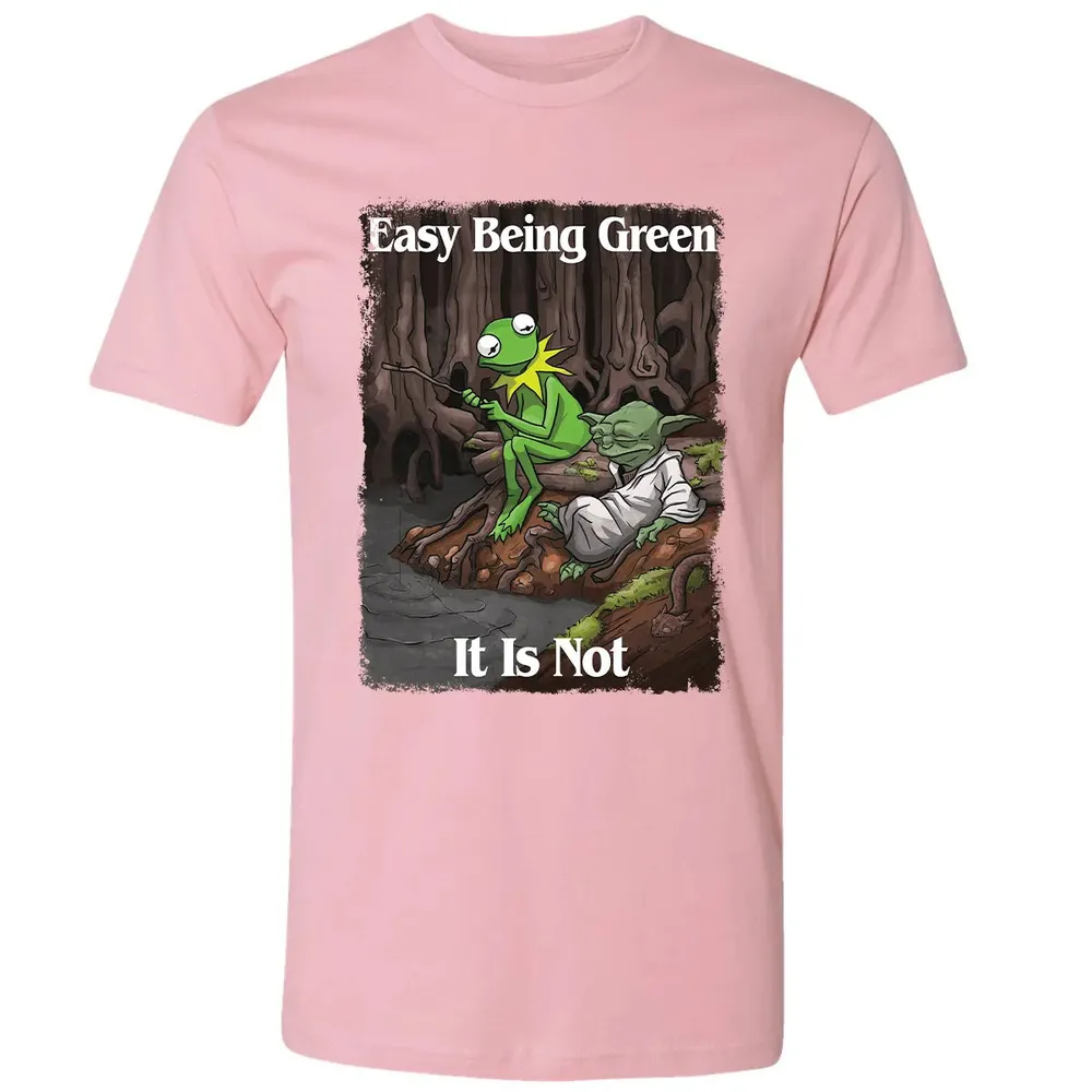 Easy Being Green, It Is Not Premium Unisex T-shirt - 3