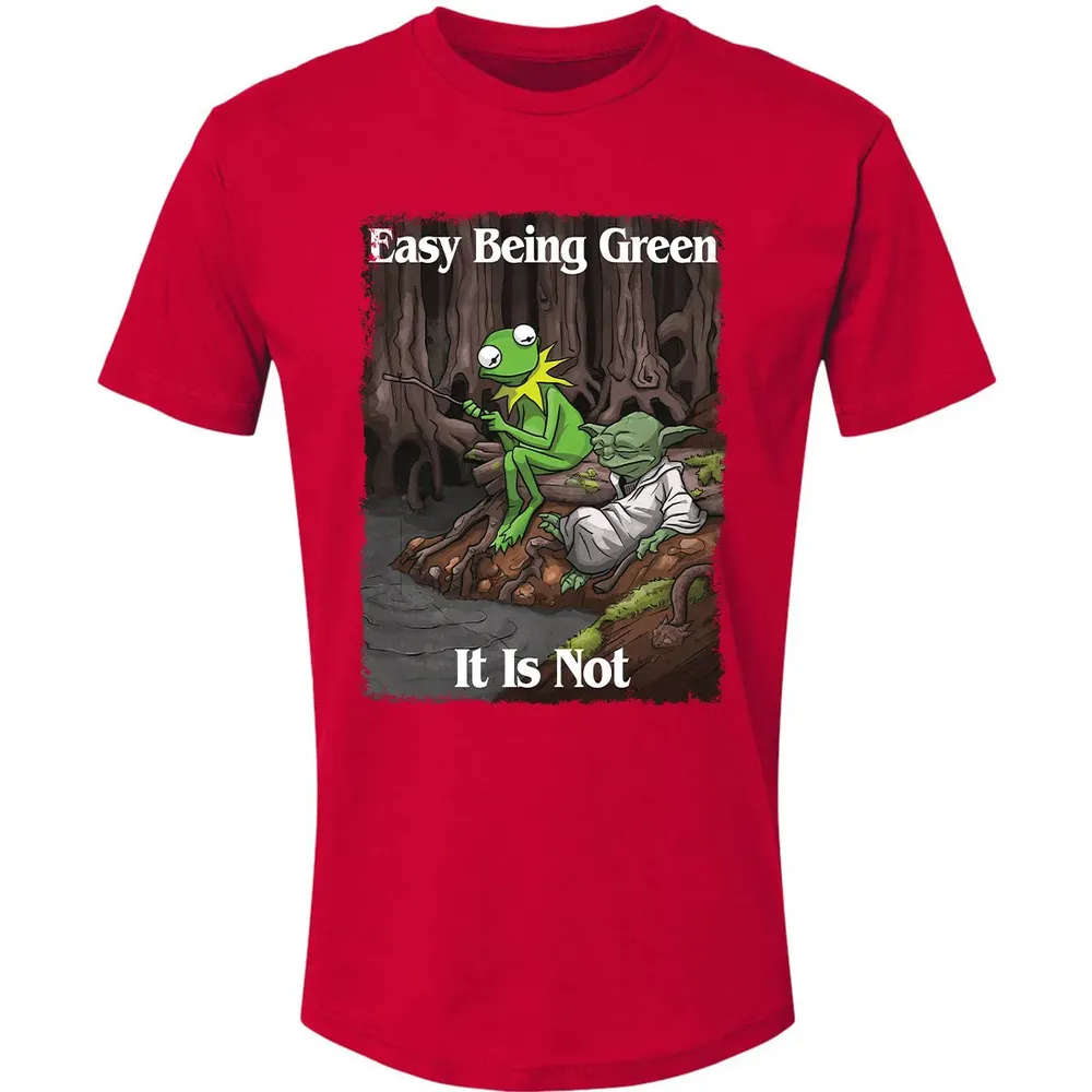 Easy Being Green, It Is Not Premium Unisex T-shirt - 6