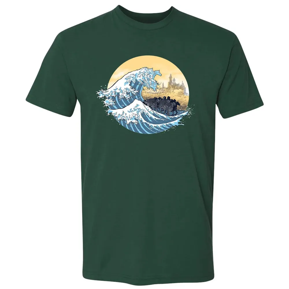 The Great Wave Of The Ringwraiths Premium Unisex T-shirt - 12
