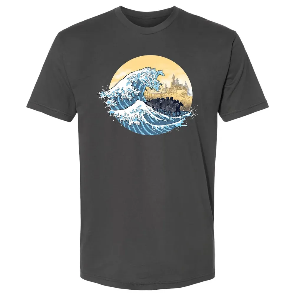 The Great Wave Of The Ringwraiths Premium Unisex T-shirt - 8