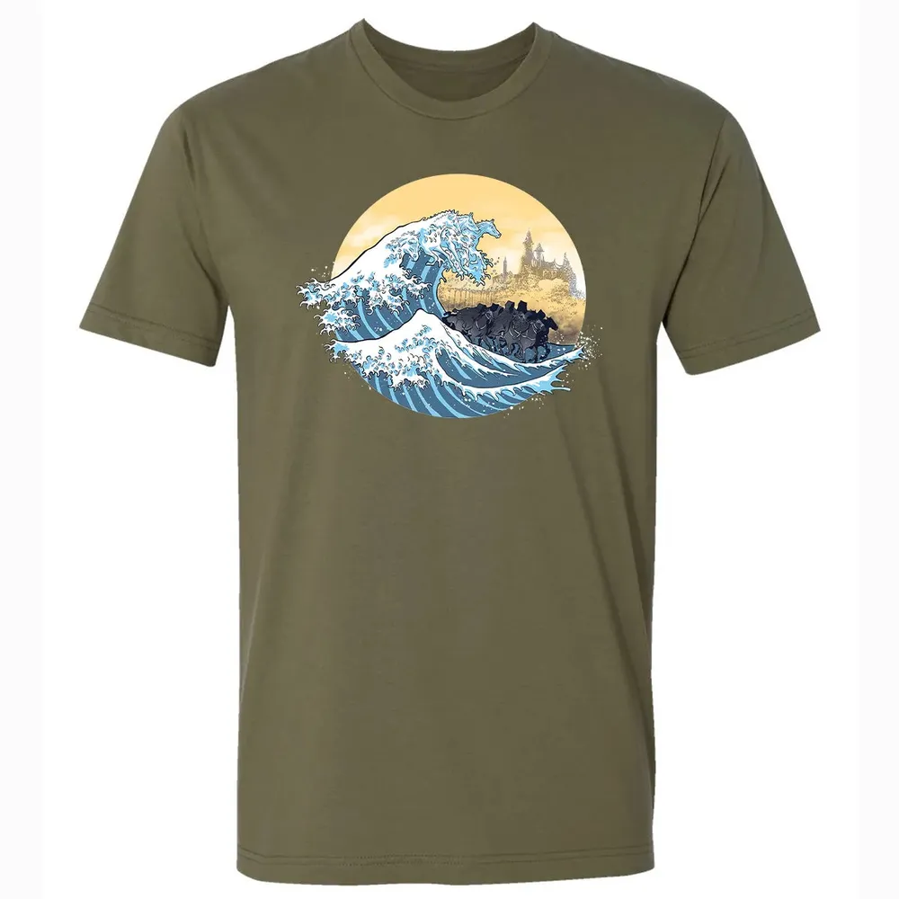 The Great Wave Of The Ringwraiths Premium Unisex T-shirt - 5
