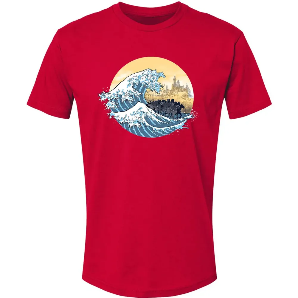 The Great Wave Of The Ringwraiths Premium Unisex T-shirt - 6