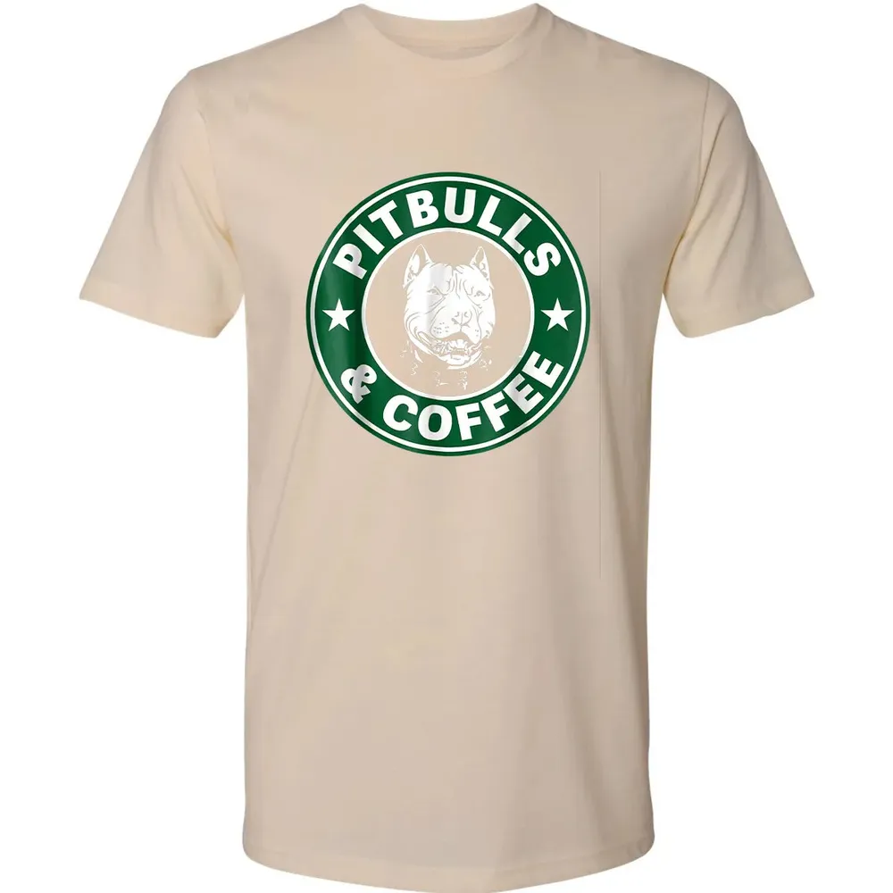 Pitbull and Coffee Premium Unisex T-shirt - 13