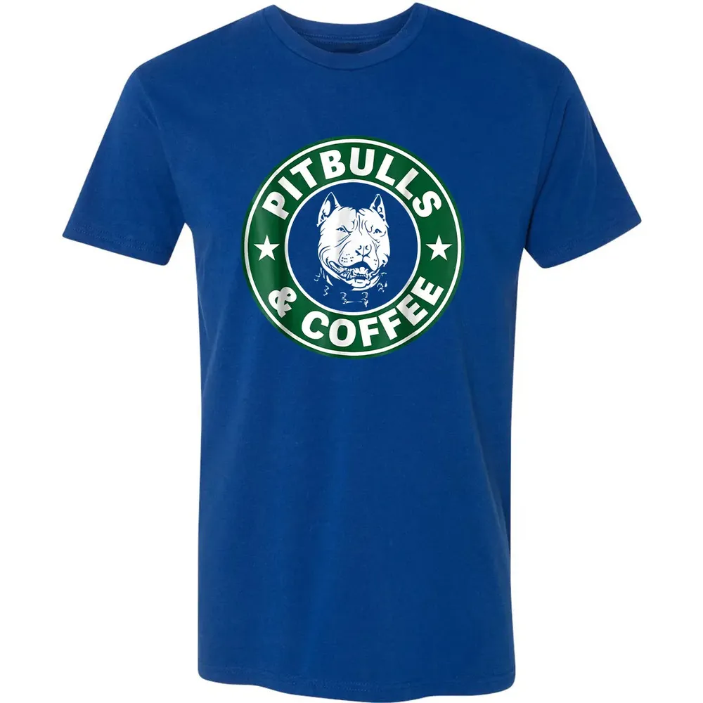 Pitbull and Coffee Premium Unisex T-shirt - 10