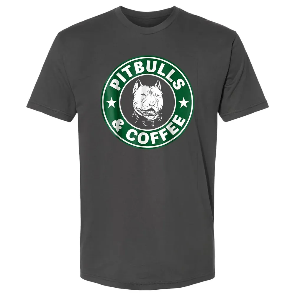 Pitbull and Coffee Premium Unisex T-shirt - 8