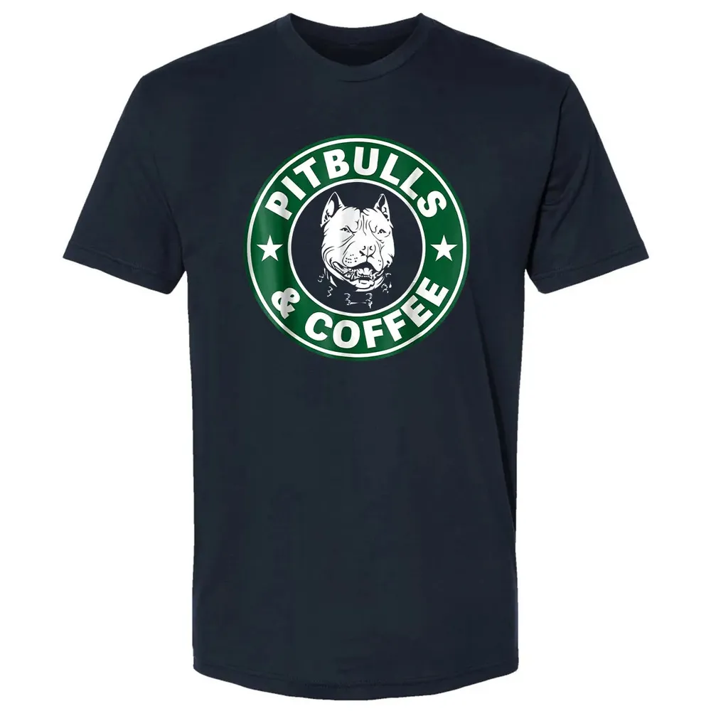 Pitbull and Coffee Premium Unisex T-shirt - 2