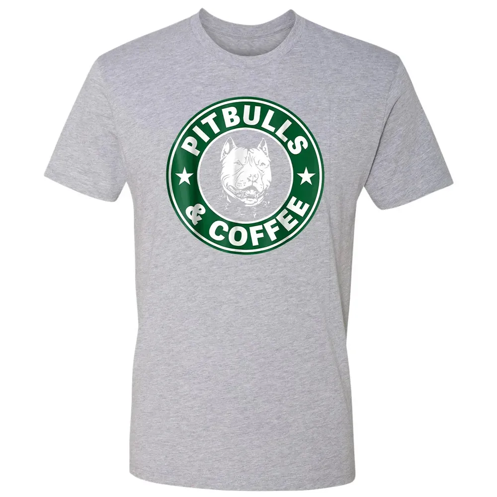 Pitbull and Coffee Premium Unisex T-shirt - 9