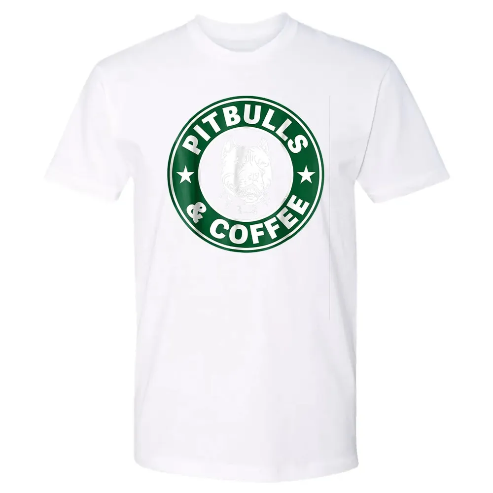 Pitbull and Coffee Premium Unisex T-shirt - 4