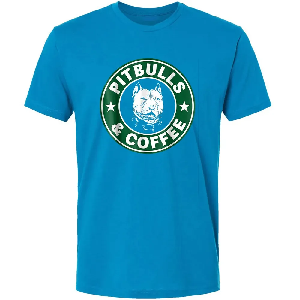Pitbull and Coffee Premium Unisex T-shirt - 15